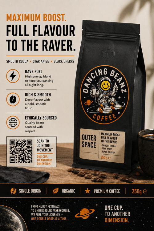 DANCING BEANZ  OUTER SPACE 1kg COFFEE  Espresso Machines